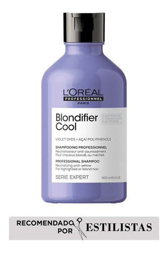 Shampoo Matizador Blondifier Para Rubios Loreal Pro 300 Ml