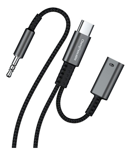 Cable Auxiliar Usb C A 0.138 in Para Automóvil Con Carga De