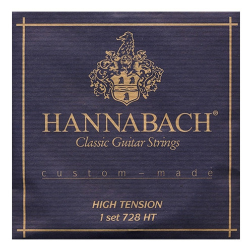Encordado Guitarra Clasica Hannabach 728ht Tension Alta 