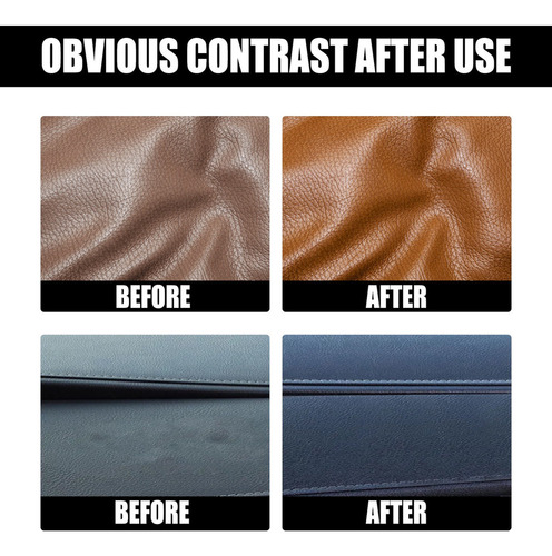 De Sofá Reparador De Cuero, Asiento De Coche, Crema, Piel