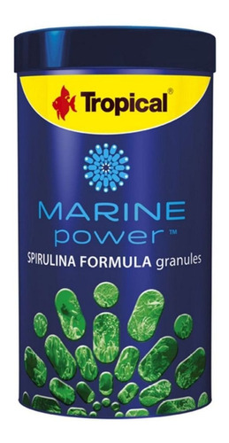 Ração P/ Peixe Marine Power Spirulina Granules 600g Tropical
