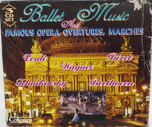 Varios Artistas  Ballet And Musica Famous Opera Box 3 Cd 