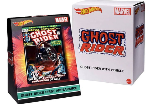 Ghost Rider 40 Years Marvel Hot Wheels Mattel Sdcc 2022 Color Multicolor
