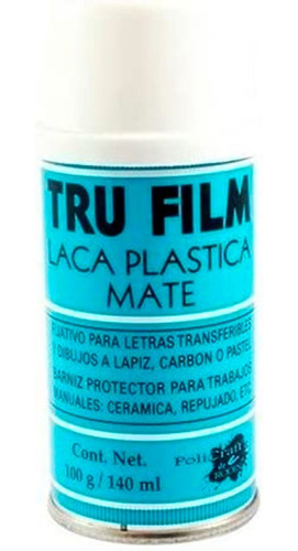Laca Plastica Mate Tru Film 140ml Spray Serigrafia