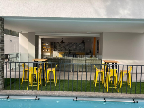Arriendo Moderno Departamento 1d+1b Los Aliagas 5500 Ñuñoa