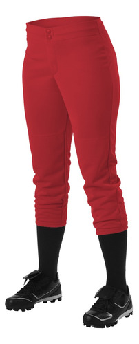 Pantalón Corto Para Dama Softbol Color Rojo Talla G 88 Cm