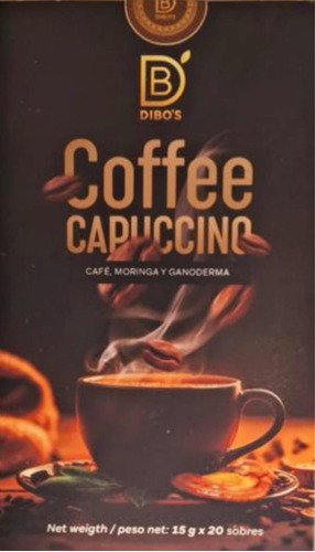 Café Capuccino Instantáneo Con Moringa Y Ganoderma