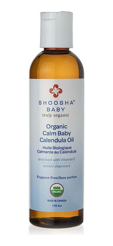 Shoosha Calm Baby Calendula Oil Unscented