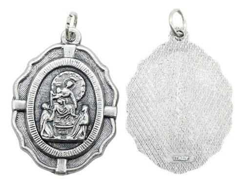 10 Medallas Dije Virgen De Pompeya  (italy) Souvenirs  
