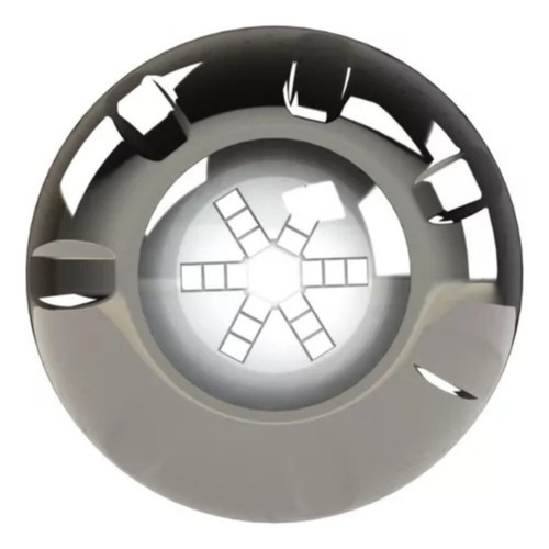 Kit 4 Led Luxpool Inox 9w Rgb + Comando Plus Sodramar