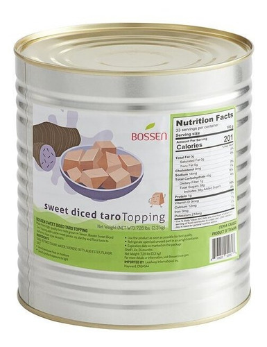 Bossen Bebida Con Taro En Almibar 3.1kg Caja 6