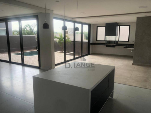 Casa Com 4 Dormitórios À Venda, 313 M² Por R$ 2.080.000,00 - Loteamento Parque Dos Alecrins - Campinas/sp - Ca14814