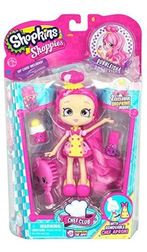 Shopkins Chef Club Shoppies Bubbleisha Doll.