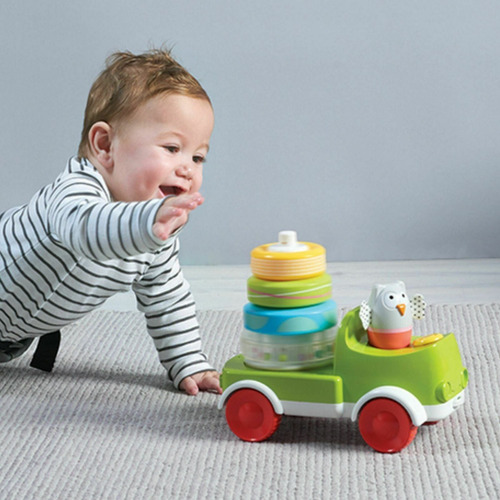 Tractor Juguete Apilable Taf Toys Crawl & Stack