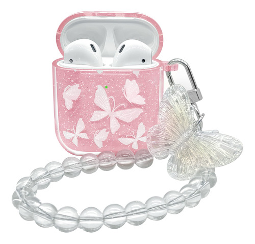 Srddty Compatible Con AirPods Case Cute Clear