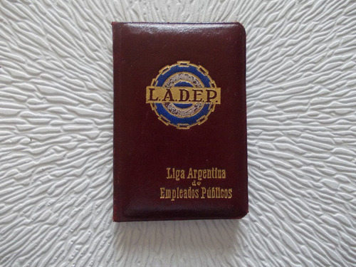 4321- Carnet Usado Liga Arg. Empleados Publicos Año 1938