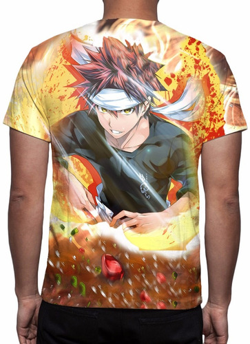 alcove Mauve Preconception Camisa, Camiseta Anime Food Wars Shokugeki No Soma | Parcelamento sem juros