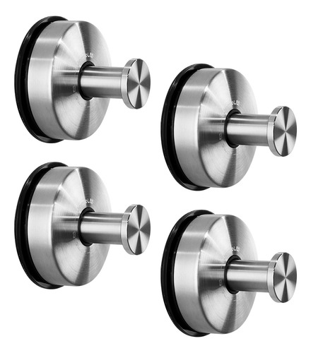 Ganchos De Ventosa Para Ducha Y Cocina Acero Inoxidable 4 Pi