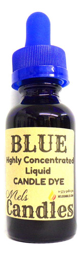 Mels Candl More Blue Liquid Candle Dye Botella Cuentagota 1