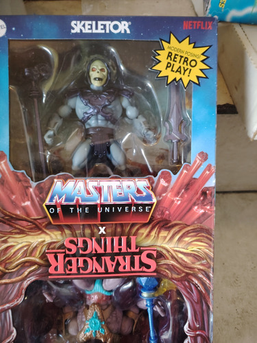 Master Of The Universe Stranger Things Demogorgon & Skeletor (Usado)