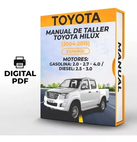 Manual De Taller Toyota Hilux 2004 2015 Español Cuotas Sin Interés