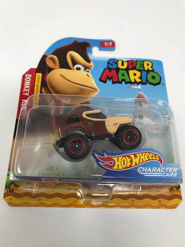 Coches Con Personajes De Super Mario De Hot Wheels: Donkey K