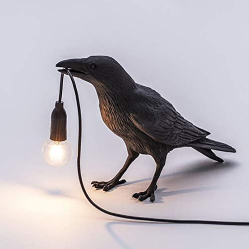 Klklkl Raven Light Birds Lámparas De Mesa Lámparas De Escrit
