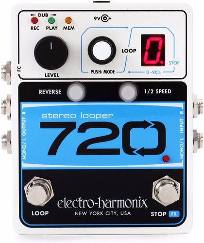 Pedal Electro-harmonix 720 Stereo Looper