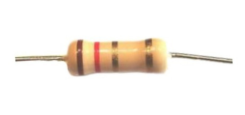 Resistencia 1.2 Ohmio 2watt 5%  Axial