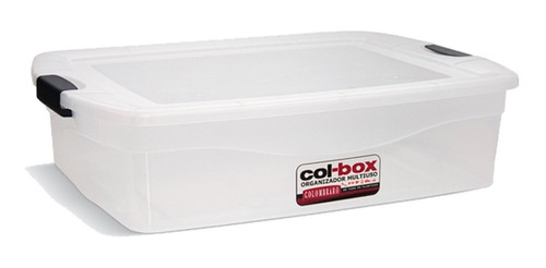 Caja Plástica Bajo Cama Mega Col Box  25 Lts - Colombraro