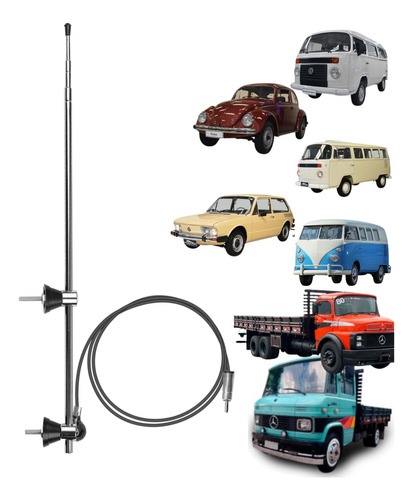 Antena Kombi Igual A-truffi Fusca Importada ,luxo 6 Portas.