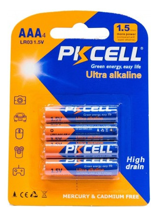 Pilas Ultra Alcalina Aaa 1.5v Pikcell Pqx4 Unidades