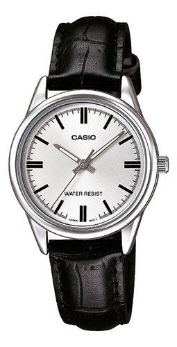 Reloj Casio Ltp-v005l-7a Acero Mujer Plateado