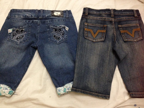 Bermudas Jeans Para Dama Nuevos Talla 14