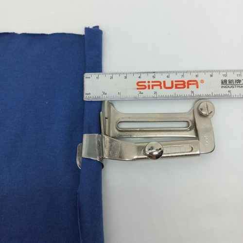 Imagen 2 de 2 de Guia Para Dobladillo Y Ruedo Maquina Recta Industrial