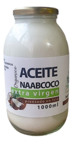 Aceite De Coco Organico 1000 Ml - L a $90000