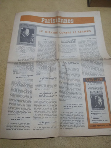 Diario Frances Antiguo Incompleto