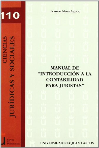 Libro Manual De Introducción A La Contabilidad Para Juristas