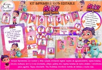 Comprar Kit Imprimible Candy Bar Digital Abby Hatcher 100% Editable
