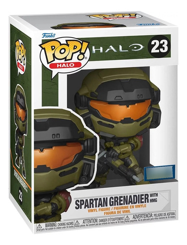 Funko Pop Halo  #23 Spartan Grenadier  Con Hmg Original