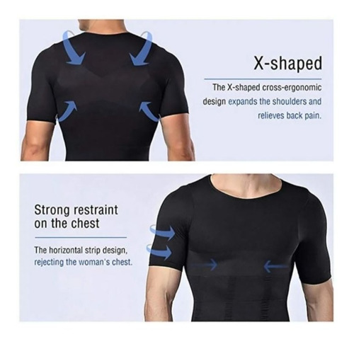 Imagen 4 de 5 de Faja Camiseta Reductora Hombre / Eshopviña