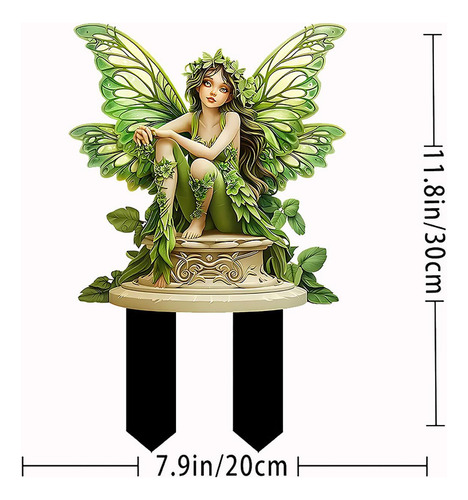 Estaca De Jardín De Hadas, Decoración De 2d, Regalo