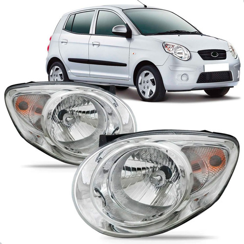 Par Farol Para Kia Picanto 2008 2009 2010 2011