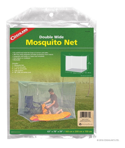 Mosquitero Doble Blanco Para Acampar Coghlans 9760 Campismo