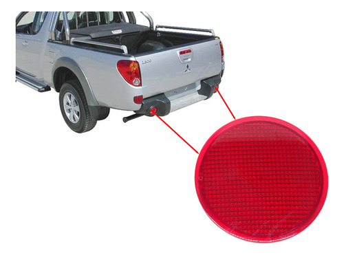 Mica Reflectante Parachoque Trasero Mitsubishi L200 08-15