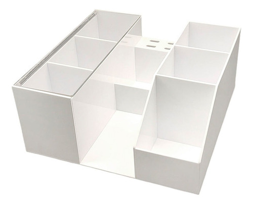 Caja De Almacenamiento De Pestañas Acrílico Blanco [u]