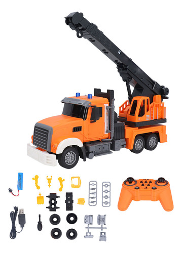 Crane Truck Construction Vehicle Rc Toy 11 Canales De Música