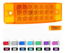 Comprar 10 Plafon Lateral 21 Led Rectangular Estrobo Camion 12-24v F