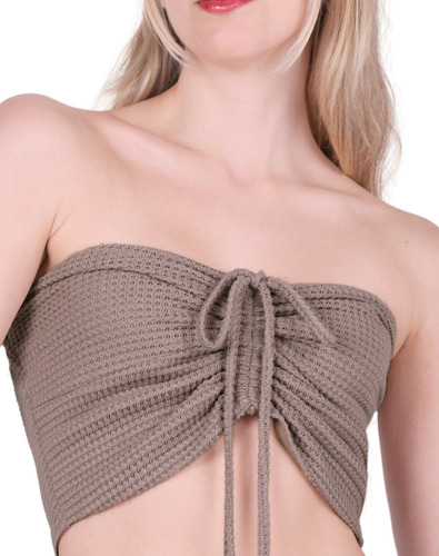 Chi - Cafe Moka - Conjunto Falda Y Top Mujer Casual Café Stf