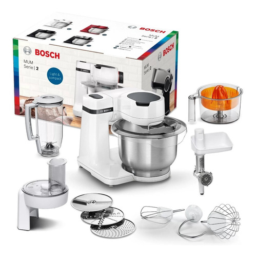 Robot De Cocina Bosch Mums2ew40 700w Bco. C/acc.